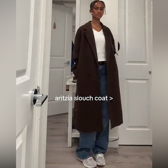 Aritzia Slouch Coat ReCamel Wool 🤎 - Picture 14 of 16